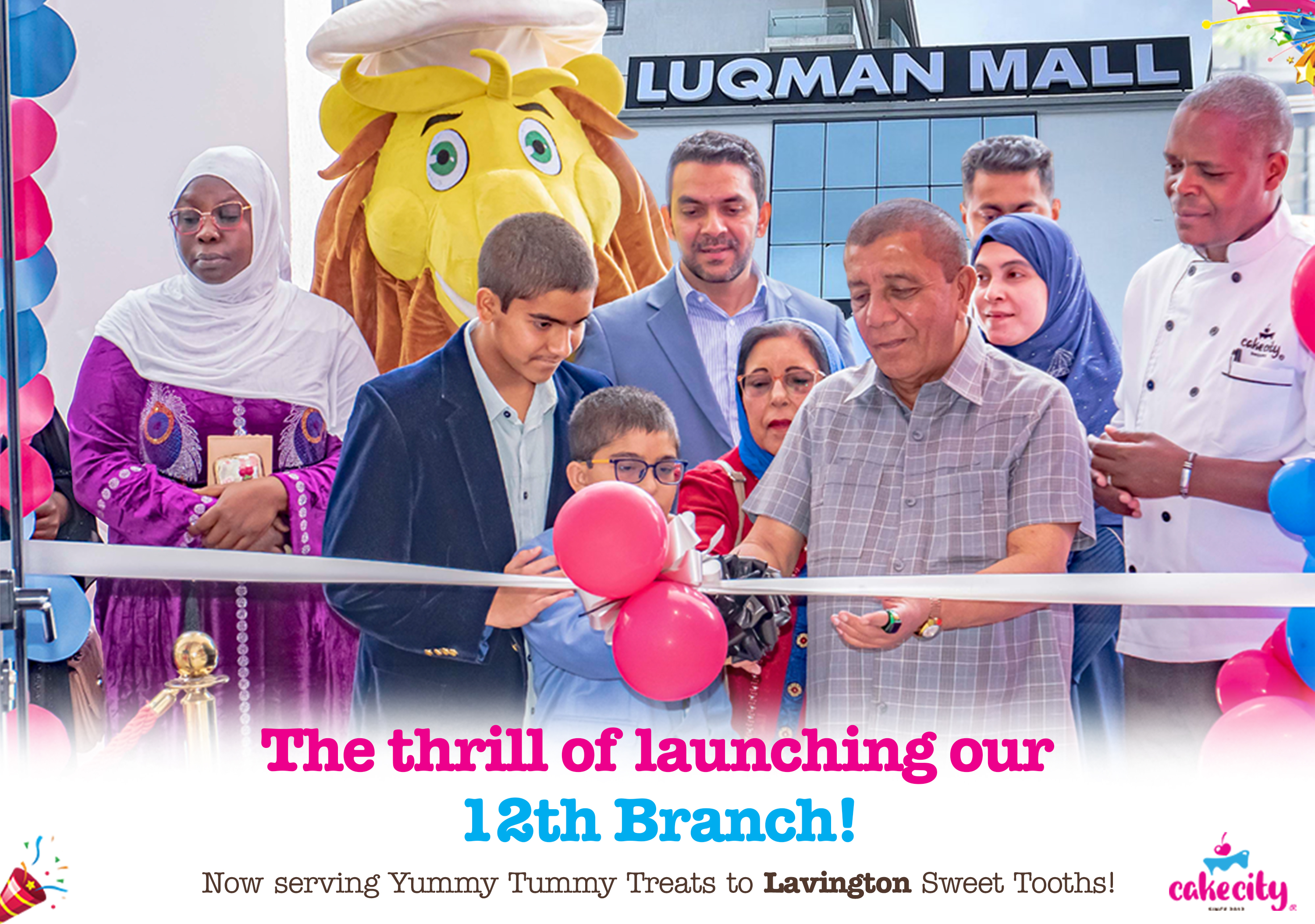 the ribbon cutting to launch our lavington branch!